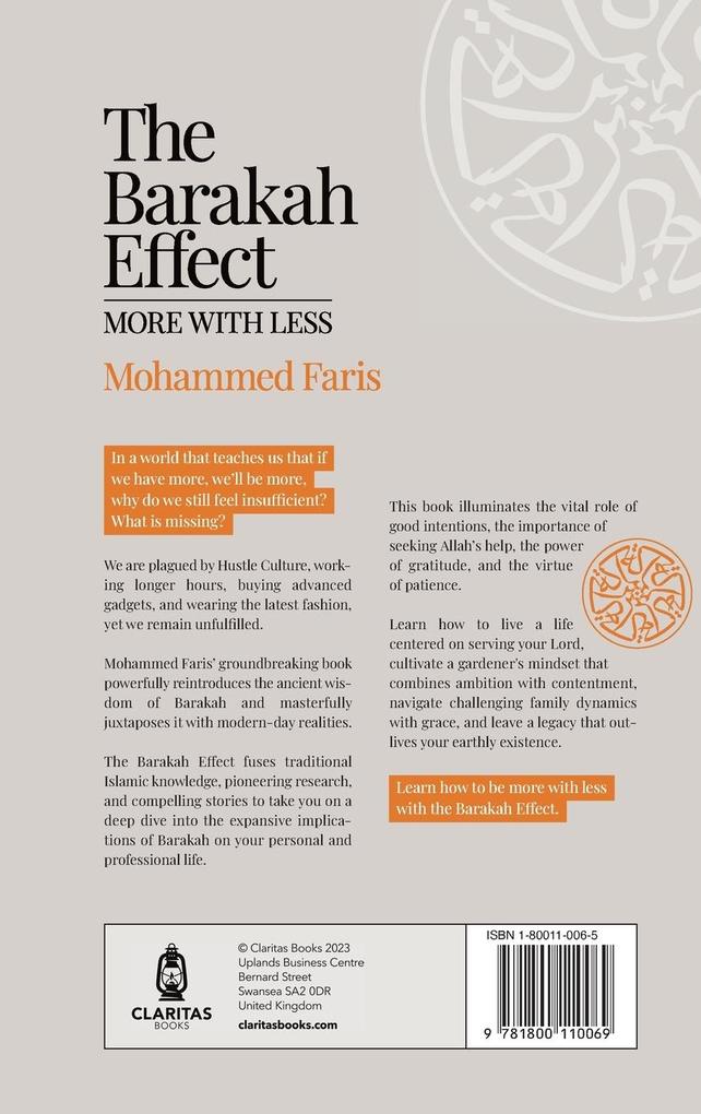 Weitere Ansicht: The Barakah Effect | Mohammed A Faris