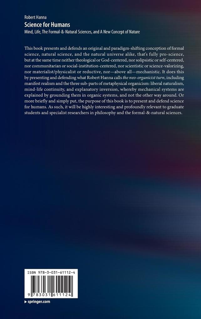 Weitere Ansicht: Science for Humans | Robert Hanna