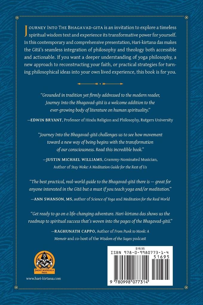 Weitere Ansicht: Journey Into the Bhagavad-gita | Hari-Kirtana Das