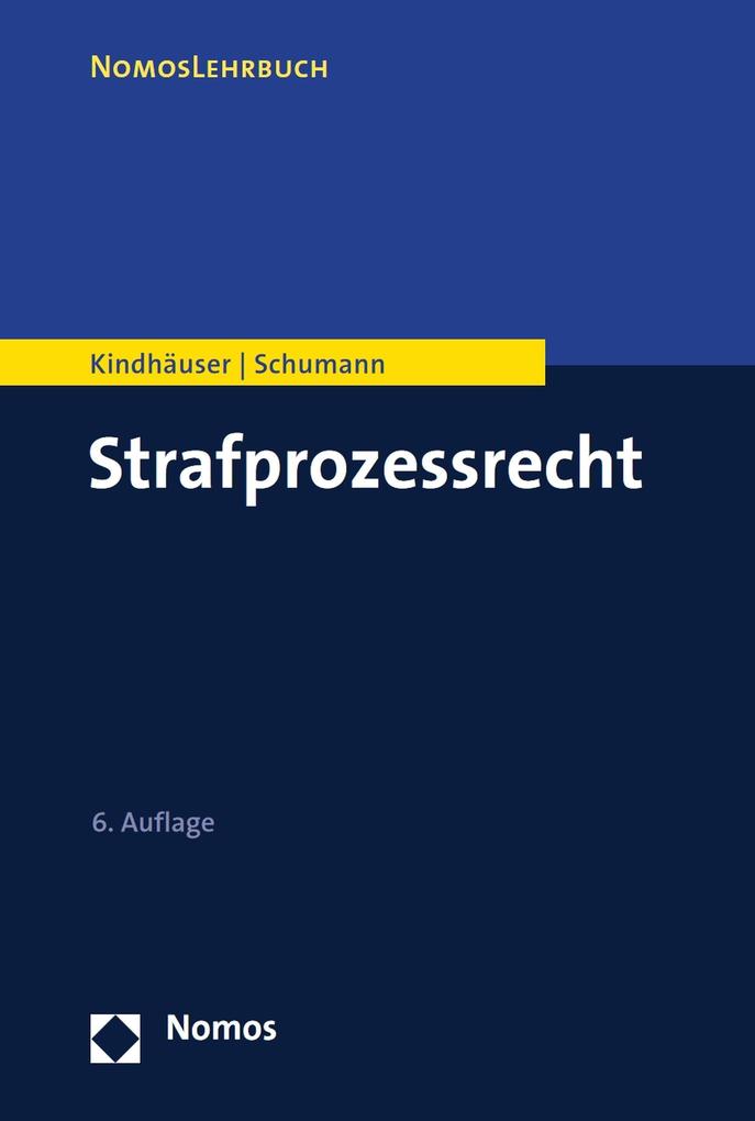 Produktbild: Strafprozessrecht | Urs Kindhäuser, Kay H. Schumann