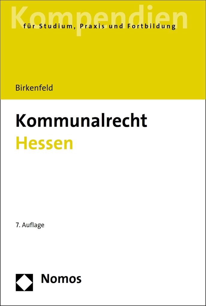 Produktbild: Kommunalrecht Hessen | Daniela Birkenfeld