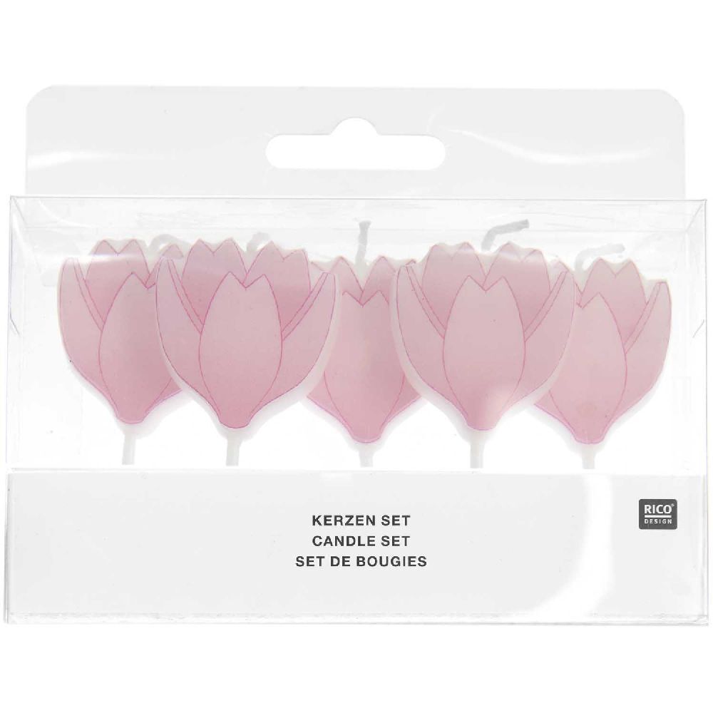 Produktbild: Kerzen Kirschblüte, 5 Stk