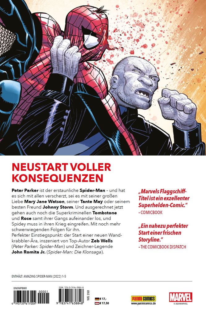 Weitere Ansicht: Spider-Man - Neustart (2. Serie) | Zeb Wells, John Romita Jr.