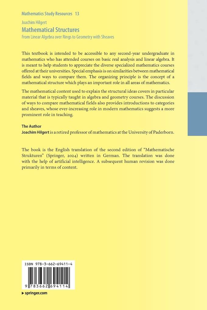 Weitere Ansicht: Mathematical Structures | Joachim Hilgert