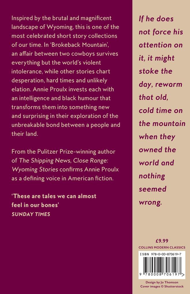 Weitere Ansicht: Close Range | Annie Proulx