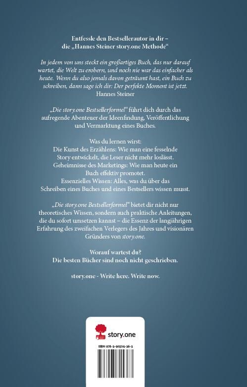 Weitere Ansicht: Die story.one Bestsellerformel. Life is a Story - story.one | Hannes Steiner