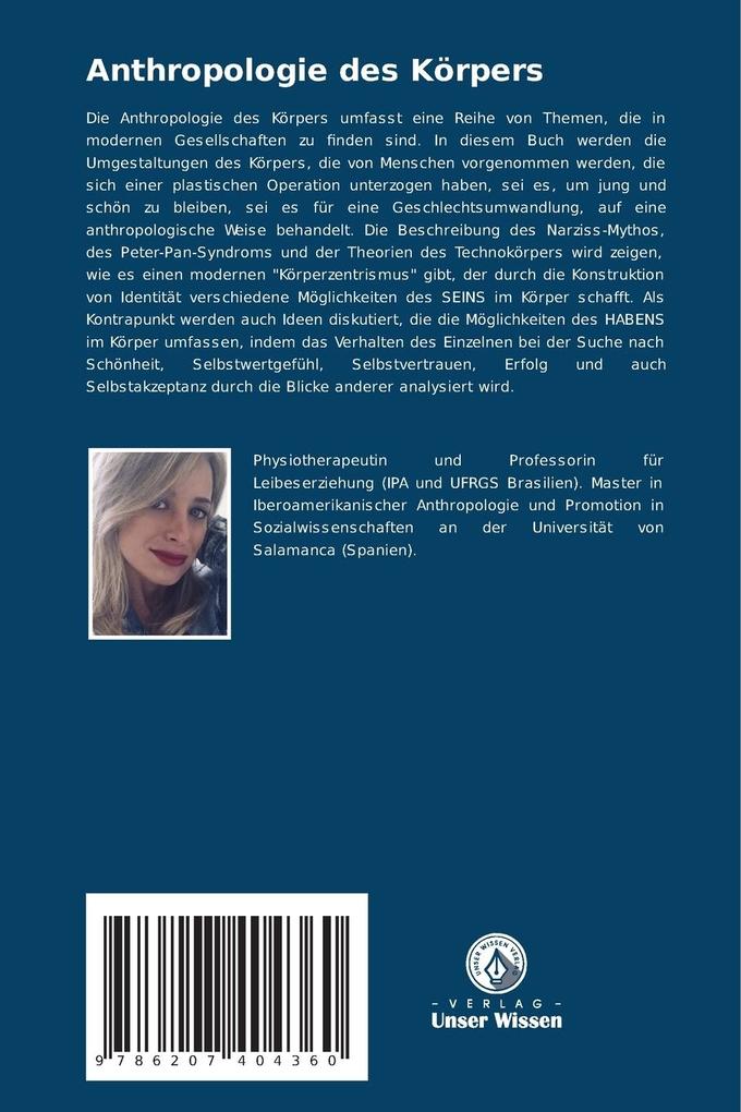 Weitere Ansicht: Anthropologie des Körpers | Luciana Maria Masiero