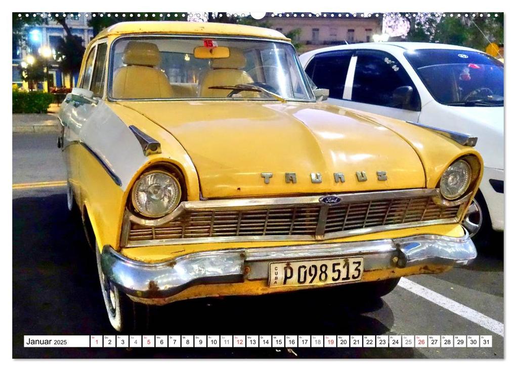 Weitere Ansicht: Ford Taunus P2 - 17M - Ein Klassiker aus Köln in Kuba (hochwertiger Premium Wandkalender 2025 DIN A2 | Henning von Löwis of Menar, Calvendo