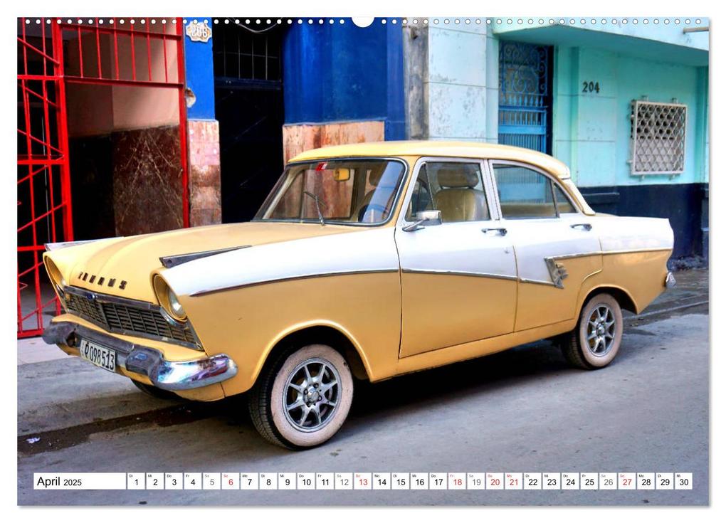 Weitere Ansicht: Ford Taunus P2 - 17M - Ein Klassiker aus Köln in Kuba (hochwertiger Premium Wandkalender 2025 DIN A2 | Henning von Löwis of Menar, Calvendo