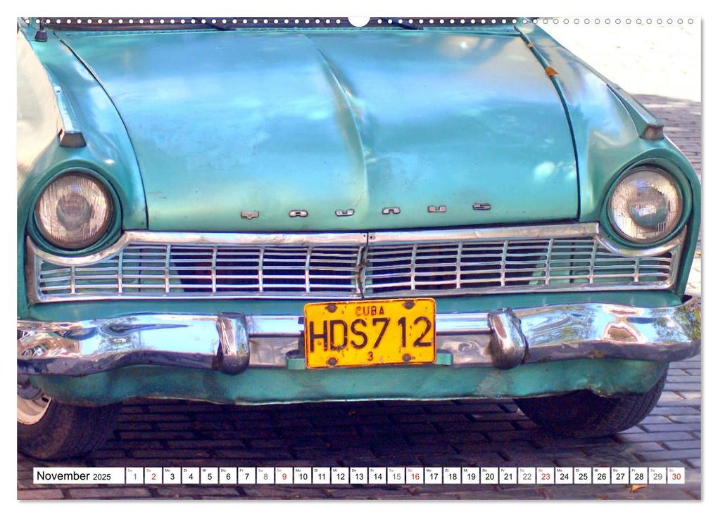 Weitere Ansicht: Ford Taunus P2 - 17M - Ein Klassiker aus Köln in Kuba (hochwertiger Premium Wandkalender 2025 DIN A2 | Henning von Löwis of Menar, Calvendo