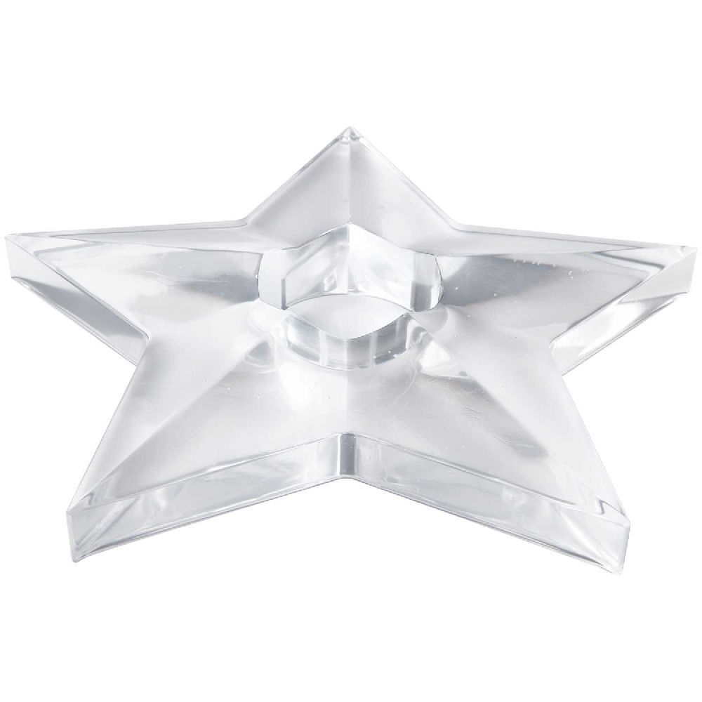 Weitere Ansicht: Silikon Gießform Teelichthalter Stern groß, 18 x 17 x 2,5 cm / Außenmaß Silikonform 19,4 x 19,4 x 2,