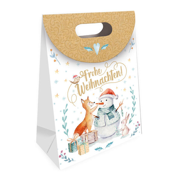 Produktbild: Trötsch Geschenktasche mit Verschluss medium Winterwald