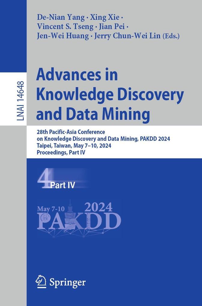 Produktbild: Advances in Knowledge Discovery and Data Mining