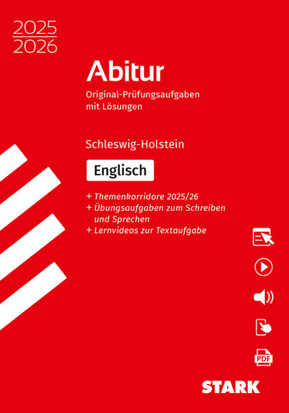 Produktbild: STARK Englisch - Abitur 2025/2026 Schleswig-Holstein - Prüfungsvorbereitung