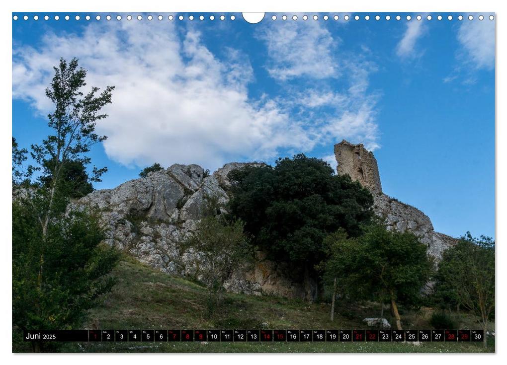 Weitere Ansicht: Einsame Dörfer - Eine Wanderung in den Abruzzen (Wandkalender 2025 DIN A3 quer), CALVENDO Monatskalender | Marisa Jorda Motzkau, Calvendo