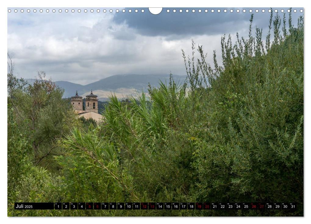 Weitere Ansicht: Einsame Dörfer - Eine Wanderung in den Abruzzen (Wandkalender 2025 DIN A3 quer), CALVENDO Monatskalender | Marisa Jorda Motzkau, Calvendo