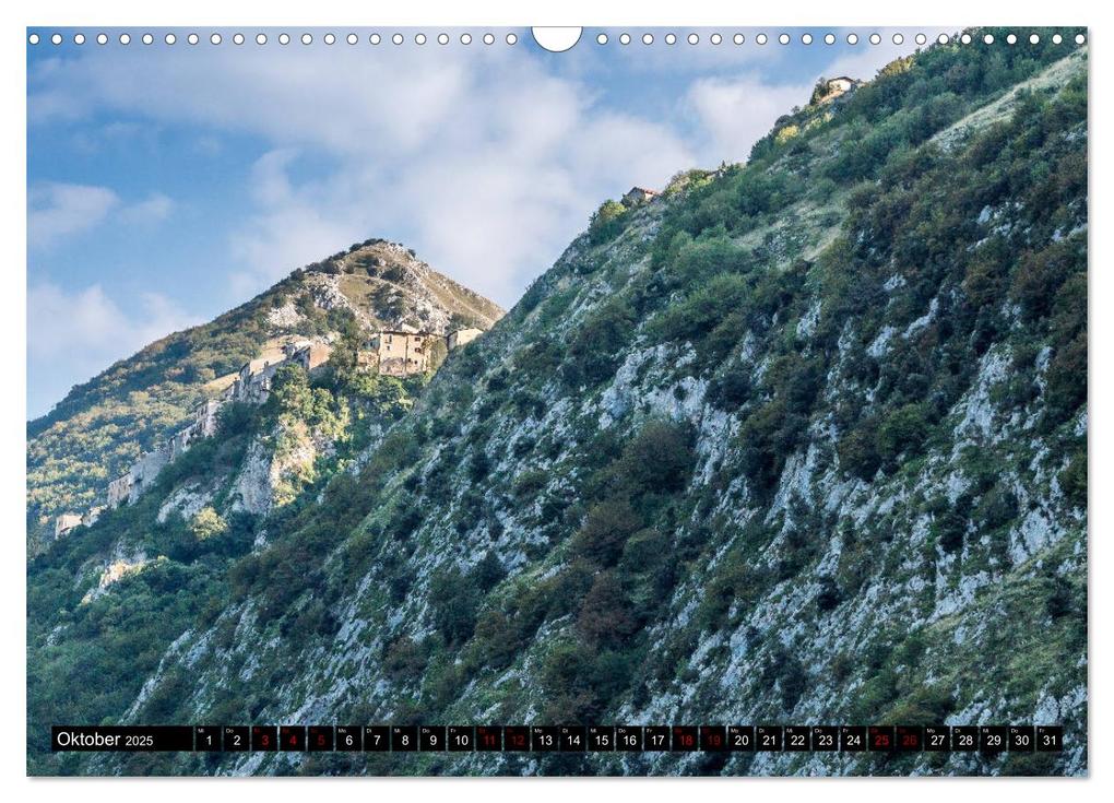 Weitere Ansicht: Einsame Dörfer - Eine Wanderung in den Abruzzen (Wandkalender 2025 DIN A3 quer), CALVENDO Monatskalender | Marisa Jorda Motzkau, Calvendo