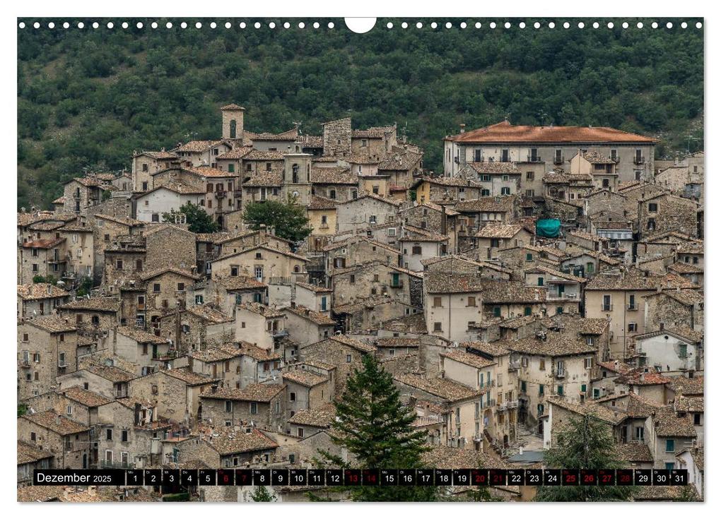 Weitere Ansicht: Einsame Dörfer - Eine Wanderung in den Abruzzen (Wandkalender 2025 DIN A3 quer), CALVENDO Monatskalender | Marisa Jorda Motzkau, Calvendo