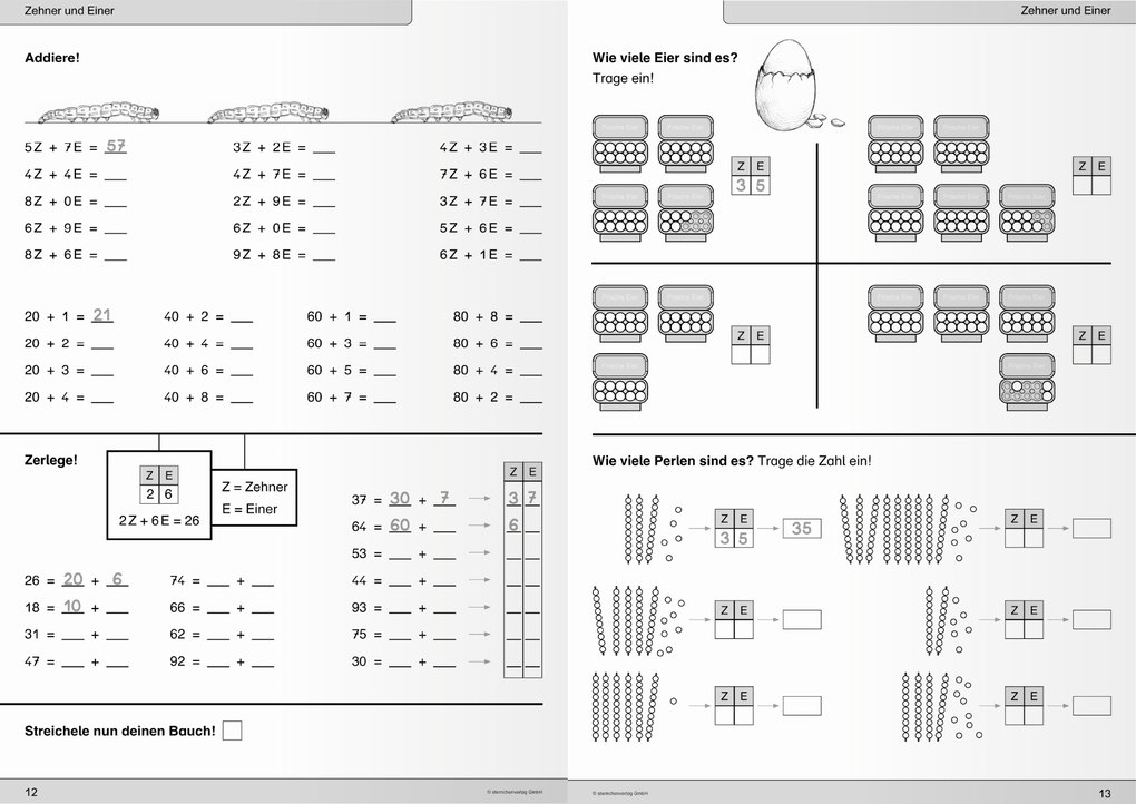 Weitere Ansicht: Ich kann rechnen 3, 4 und 5 - 3 Schülerarbeitshefte für die 2. bis 4. Klasse | Katrin Langhans, sternchenverlag GmbH