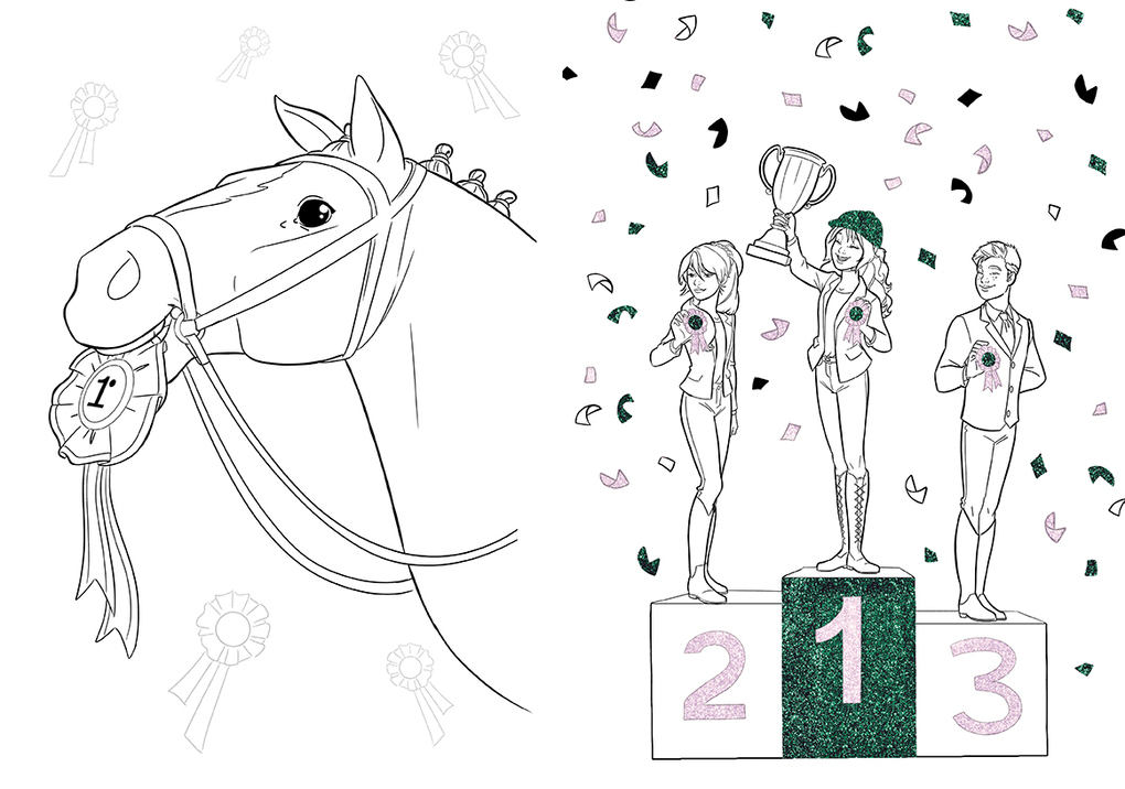 Weitere Ansicht: schleich® Horse Club(TM) - Glitzermalspaß für Pferdefans