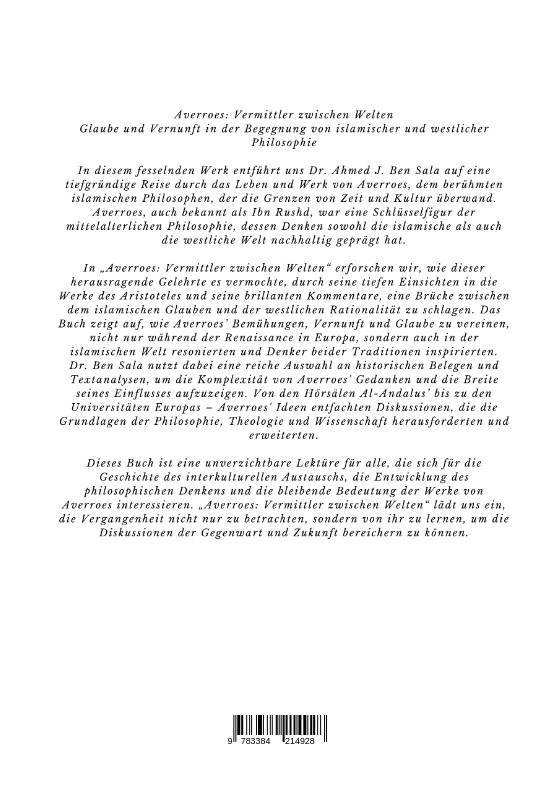 Weitere Ansicht: Averroes: Vermittler zwischen Welten | Ahmed J. Ben Sala