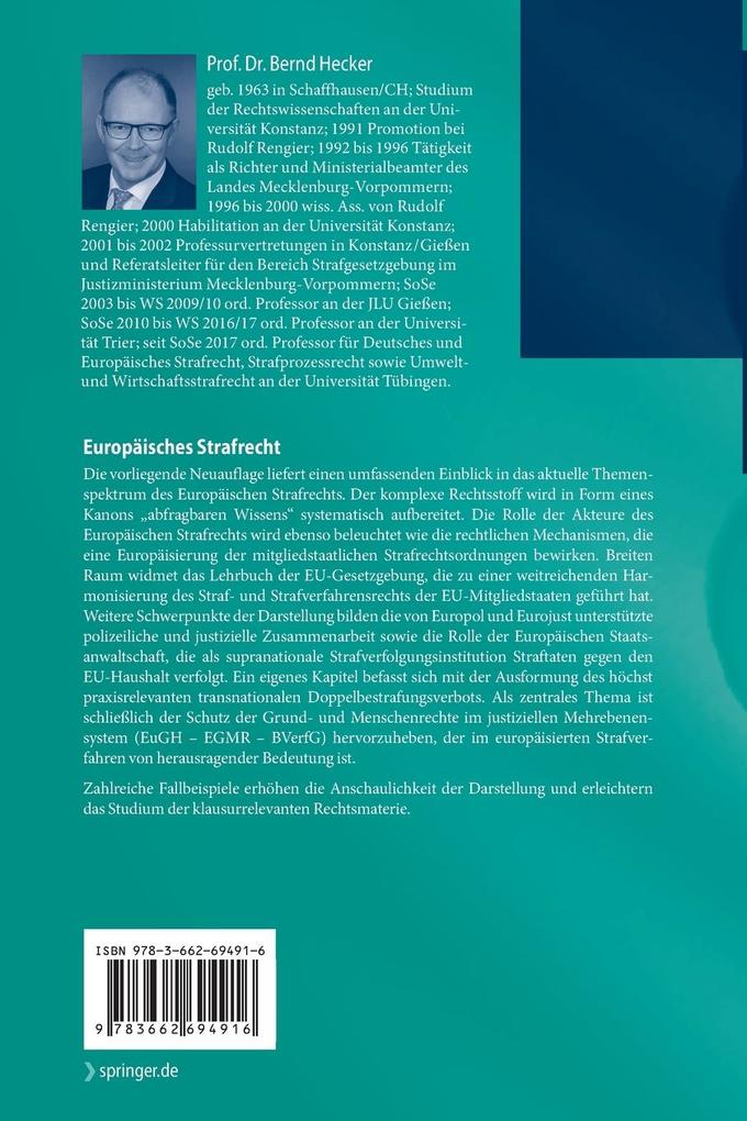 Weitere Ansicht: Europäisches Strafrecht | Bernd Hecker