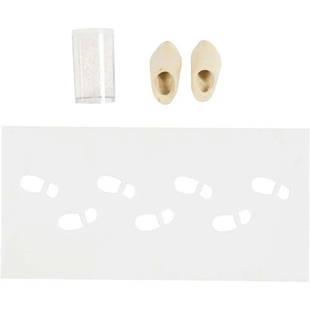 Weitere Ansicht: Fußabdrücke, Mini-Kreativ-Set für Wichteltüre