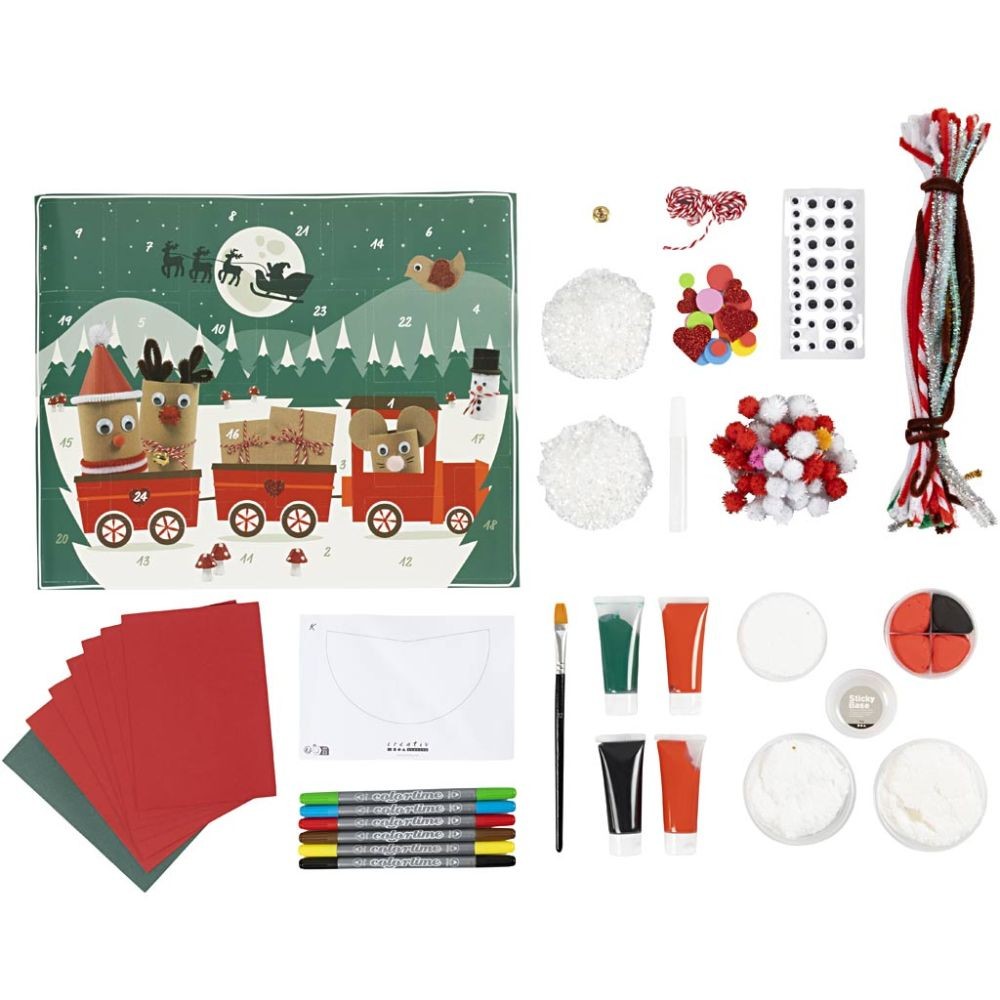 Weitere Ansicht: Creativ Company DIY Sets Basisversion Adventskalender Recycling, Kreativ Box