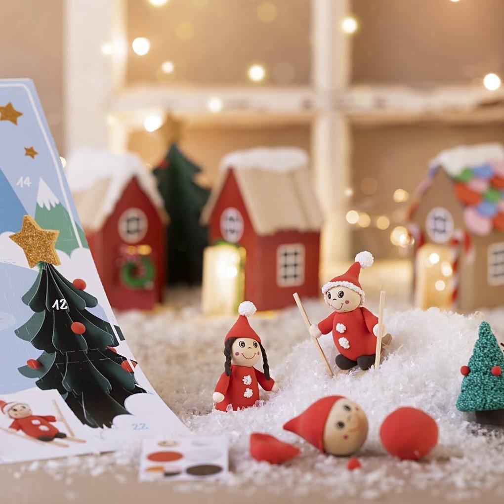 Weitere Ansicht: Creativ Company DIY Sets Adventskalender Basteln und Modellieren, Kreativ Box