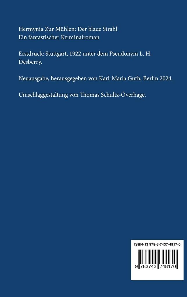 Weitere Ansicht: Der blaue Strahl | Hermynia Zur Mühlen