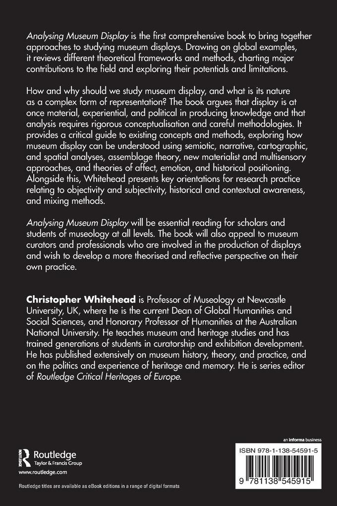 Weitere Ansicht: Analysing Museum Display | Christopher Whitehead