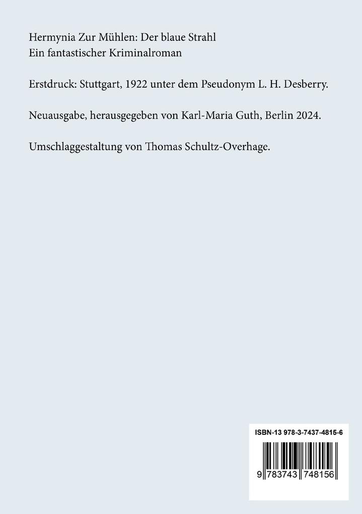 Weitere Ansicht: Der blaue Strahl | Hermynia Zur Mühlen