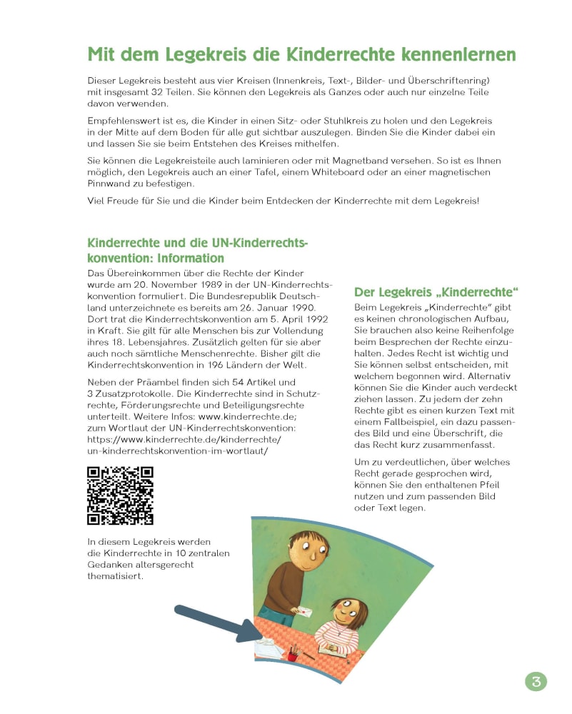 Weitere Ansicht: Die Kinderrechte. Ein Legekreis für die Grundschule in 10 Bildern | Melanie Fenzl