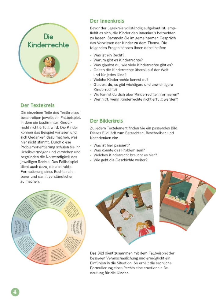 Weitere Ansicht: Die Kinderrechte. Ein Legekreis für die Grundschule in 10 Bildern | Melanie Fenzl