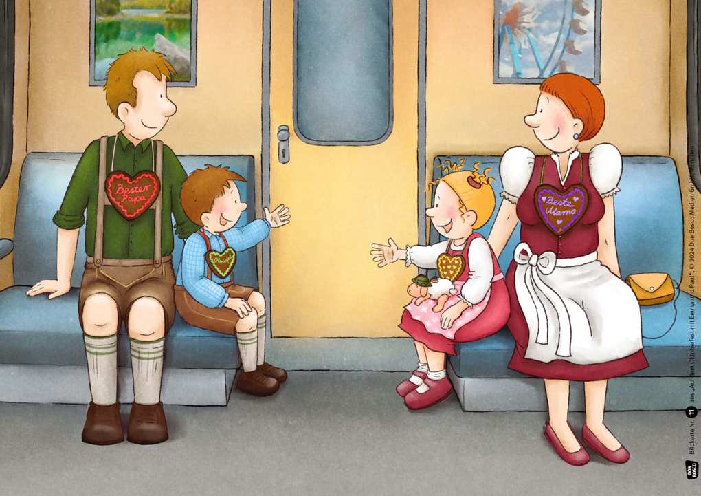 Weitere Ansicht: Auf dem Oktoberfest mit Emma und Paul. Kamishibai Bildkartenset | Simone Klement, Eva-Maria Maywald
