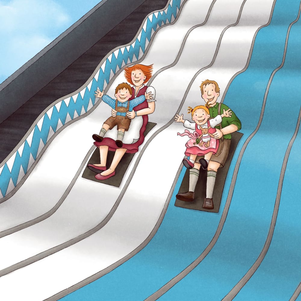 Weitere Ansicht: Auf dem Oktoberfest mit Emma und Paul. Mini-Bilderbuch | Simone Klement, Eva-Maria Maywald