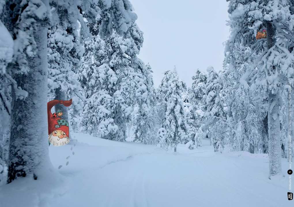 Weitere Ansicht: Winter im Wichtelwald. Kamishibai Bildkartenset | Outi Kaden