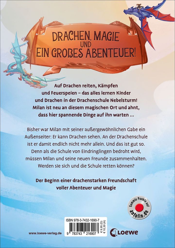 Weitere Ansicht: Drachenschule Nebelsturm (Band 1) - Im Sturzflug ins Abenteuer | Christian Tielmann