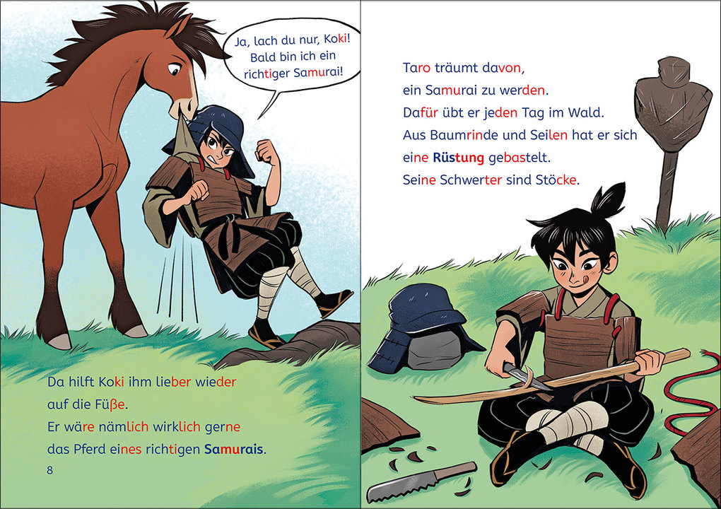 Weitere Ansicht: Leselöwen 2. Klasse - Die Samurai retten den Kaiser | Thilo