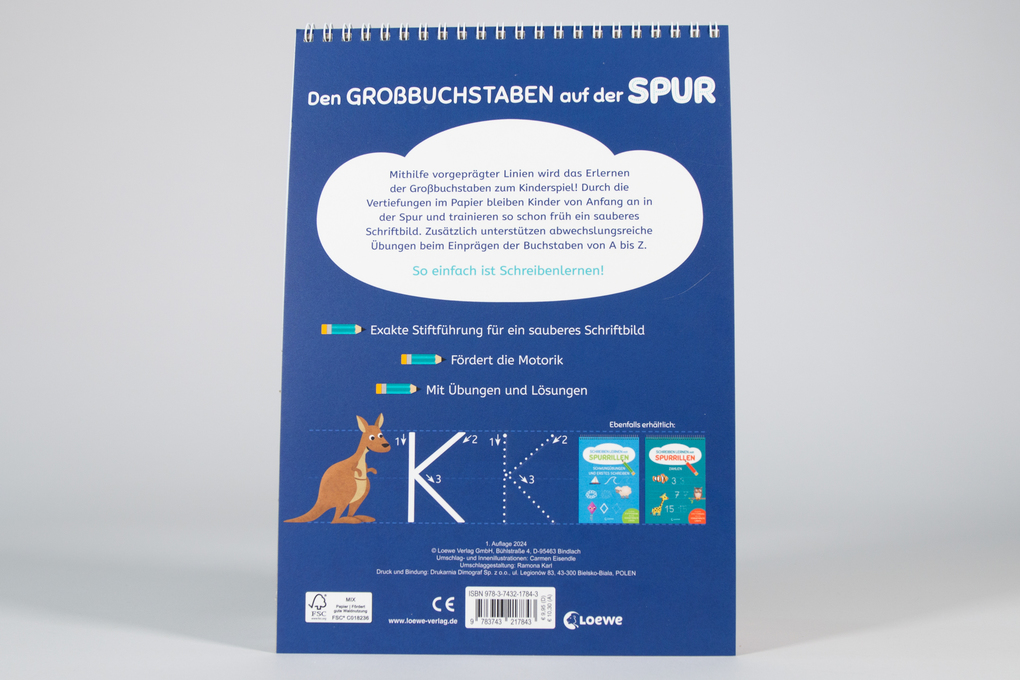 Weitere Ansicht: Schreiben lernen mit Spurrillen - Großbuchstaben