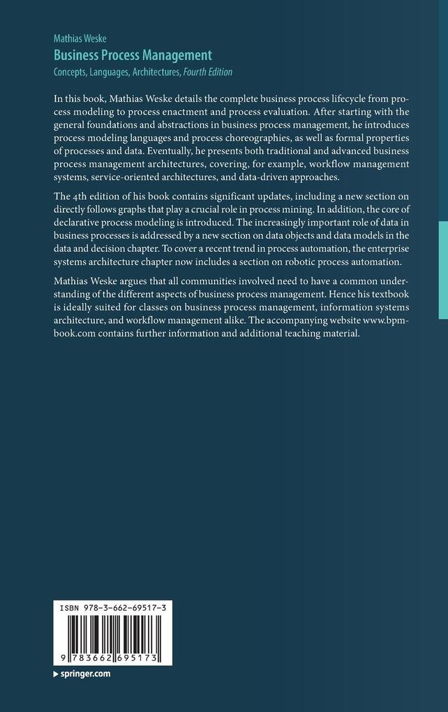 Weitere Ansicht: Business Process Management | Mathias Weske