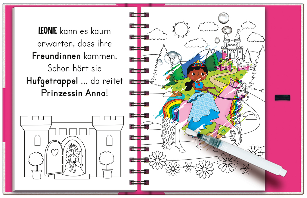 Weitere Ansicht: Magic Water Colouring - Weihnachten bei den Wichteln | Jenny Copper