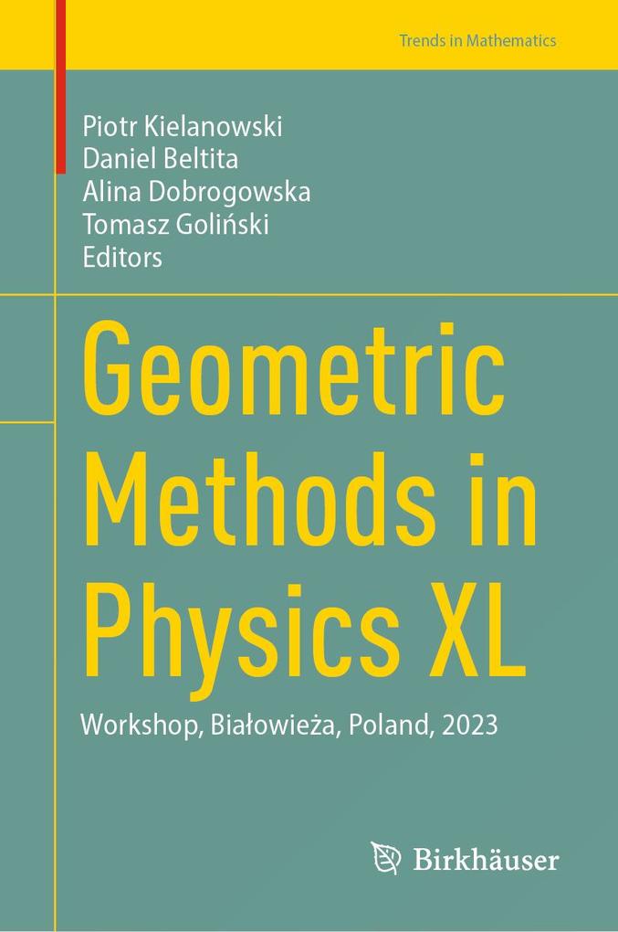 Produktbild: Geometric Methods in Physics XL