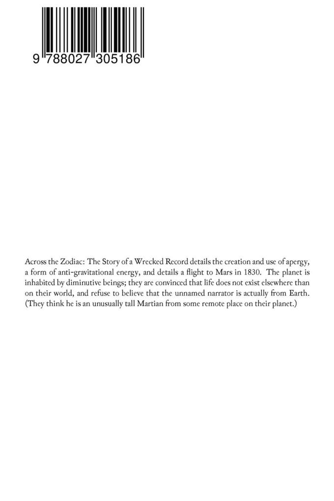 Weitere Ansicht: Across the Zodiac | Percy Greg