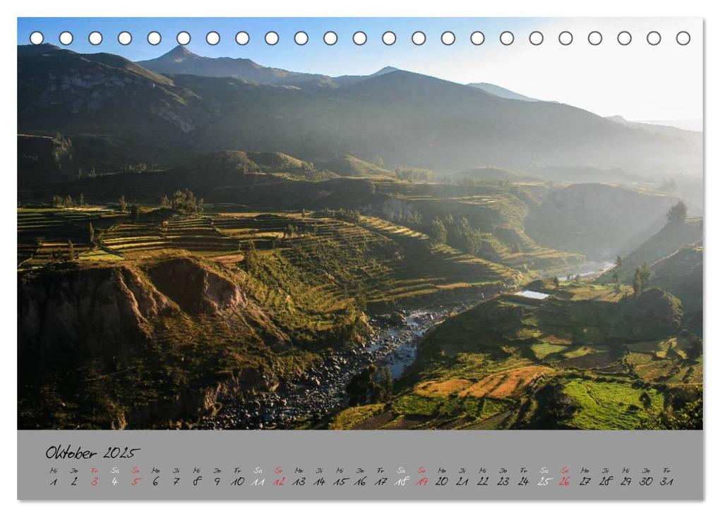 Weitere Ansicht: Peru 2025 (Tischkalender 2025 DIN A5 quer), CALVENDO Monatskalender | Andy Grieshober