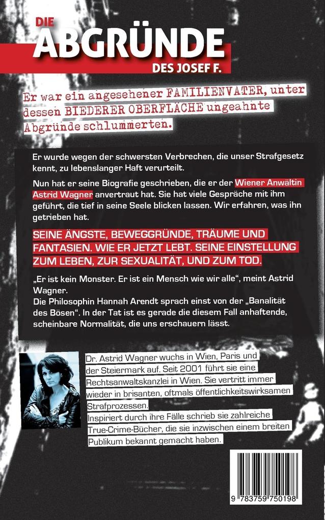 Weitere Ansicht: Die Abgründe des Josef F. | Astrid Wagner
