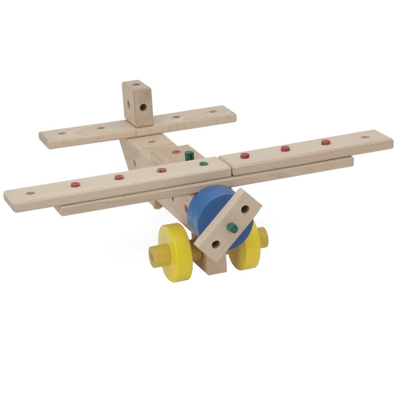Weitere Ansicht: MATADOR 21263 - Maker M263, Baukasten, Holz, 263 Teile, Konstruktionsbaukasten, ab 3 Jahren, Spielend lernen!