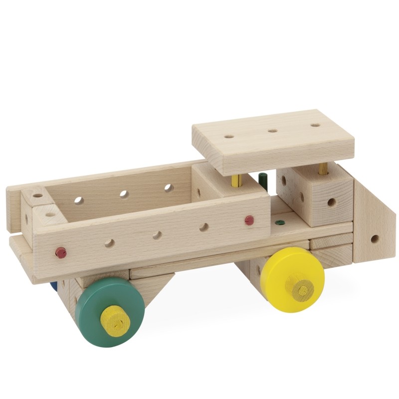 Weitere Ansicht: MATADOR 21263 - Maker M263, Baukasten, Holz, 263 Teile, Konstruktionsbaukasten, ab 3 Jahren, Spielend lernen!