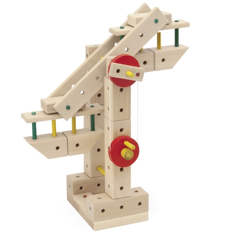 Weitere Ansicht: MATADOR 21263 - Maker M263, Baukasten, Holz, 263 Teile, Konstruktionsbaukasten, ab 3 Jahren, Spielend lernen!