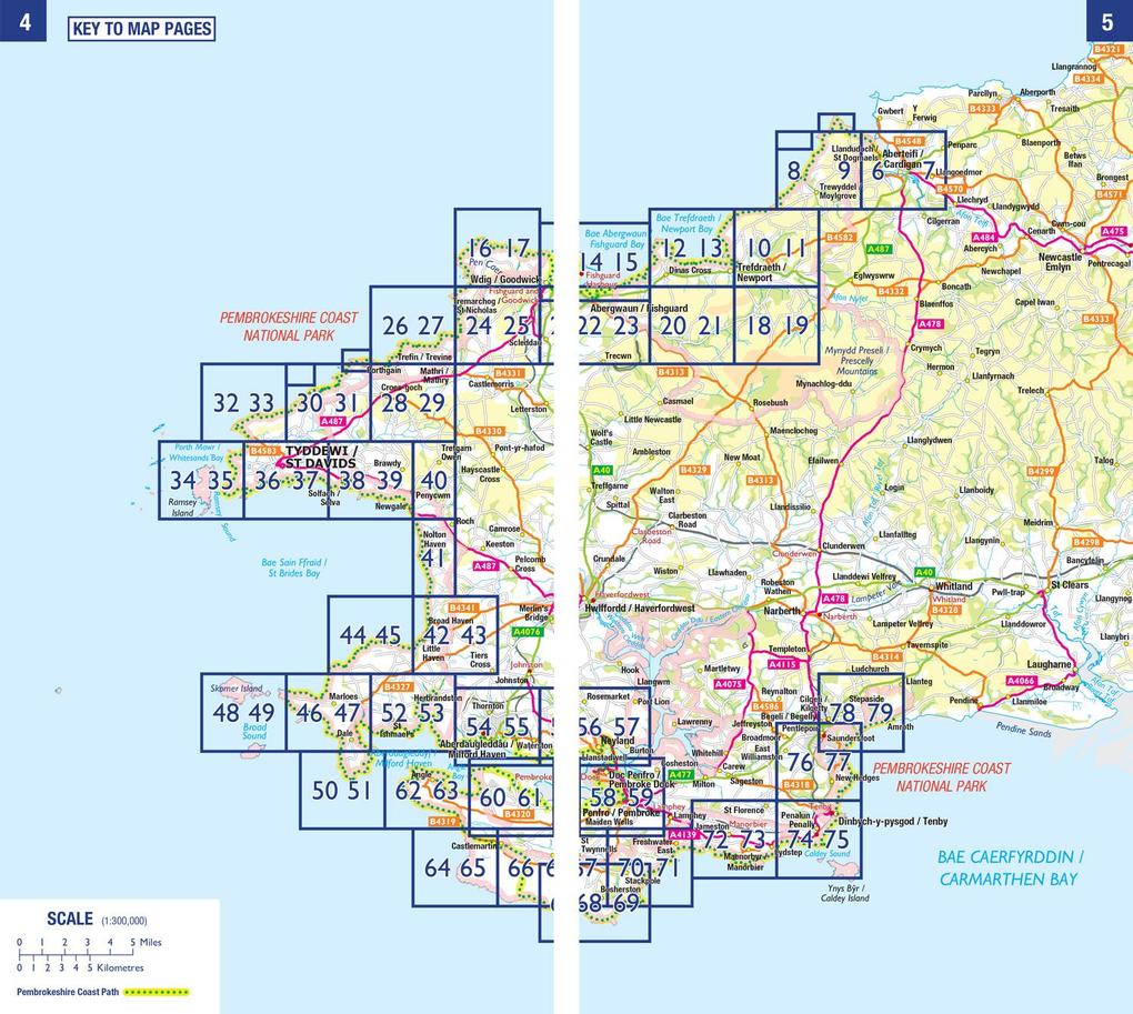 Weitere Ansicht: Pembrokeshire Coast Path | A-Z Maps